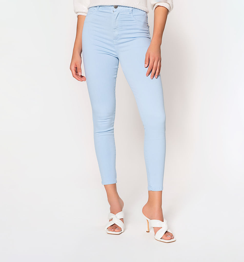 Jean  ultraslim tiro sueper alto, cinco