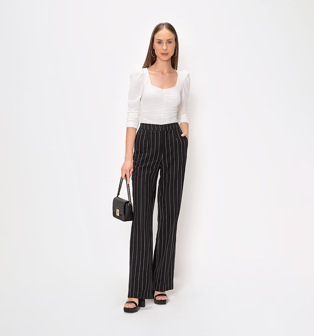 Pantalon raya tiza