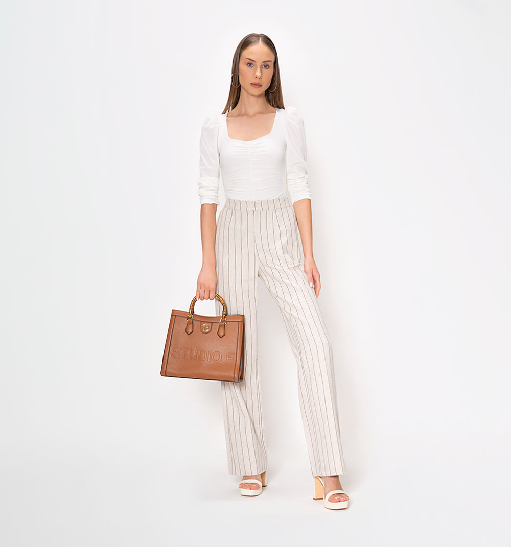 Pantalon raya tiza
