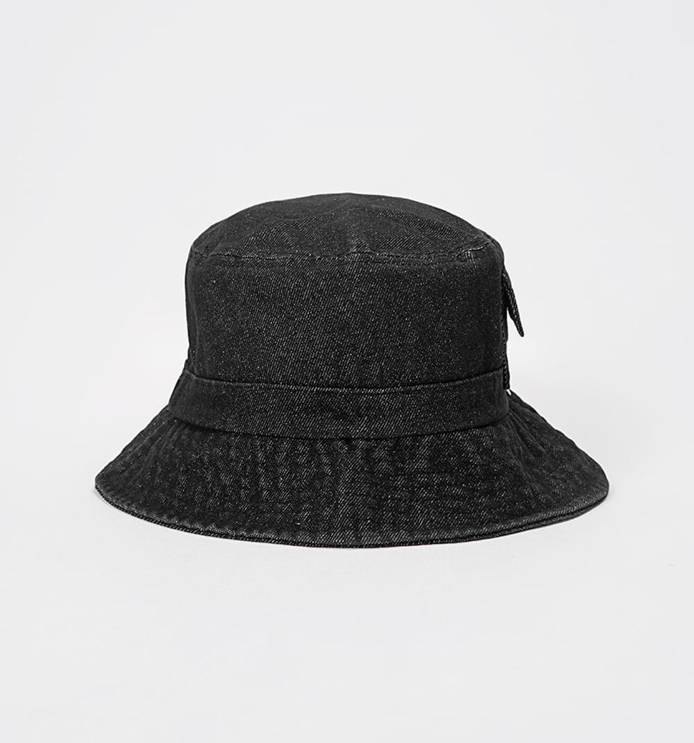 Sombrero bucket denim con bolsillo