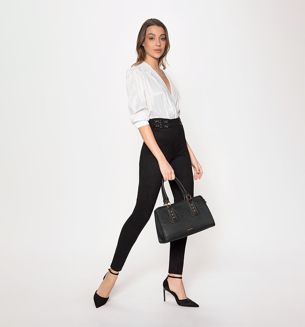 Leggins tiro alto pitillo con insumos en pretina