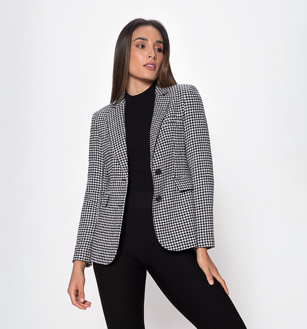 Blazer manga larga 2 botones