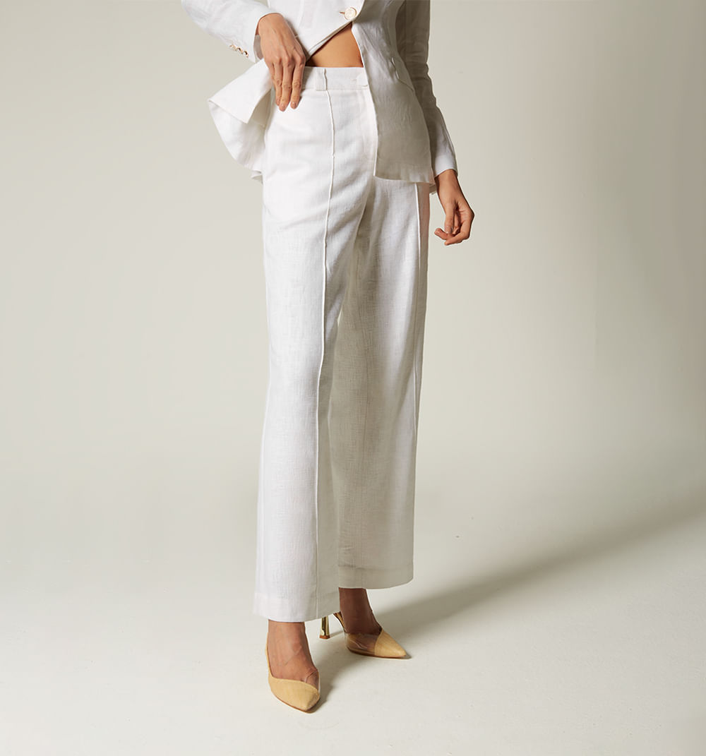 Pantalon tiro alto  cadena artesanal en