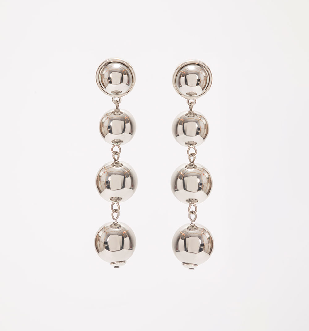 Aretes maxi perlas largos