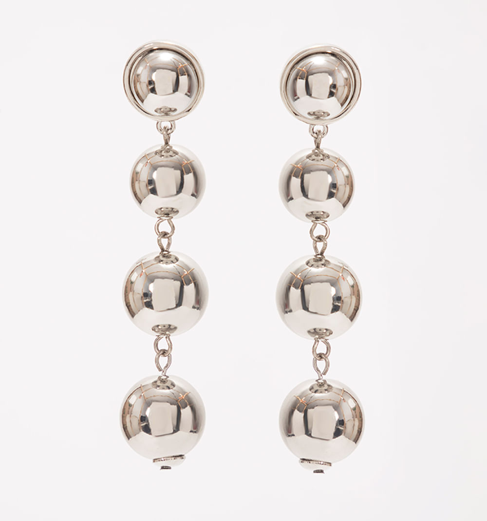 Aretes maxi perlas largos