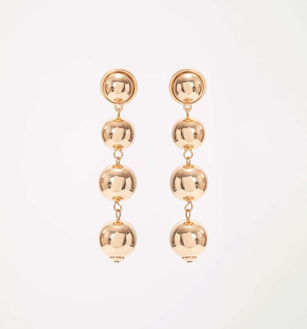Aretes maxi perlas largos
