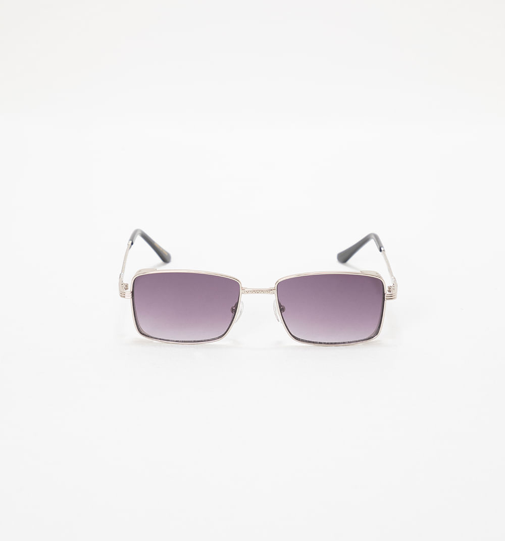 Gafas rectangulares detalle marco metalico