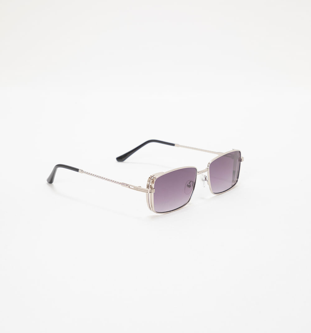 Gafas rectangulares detalle marco metalico