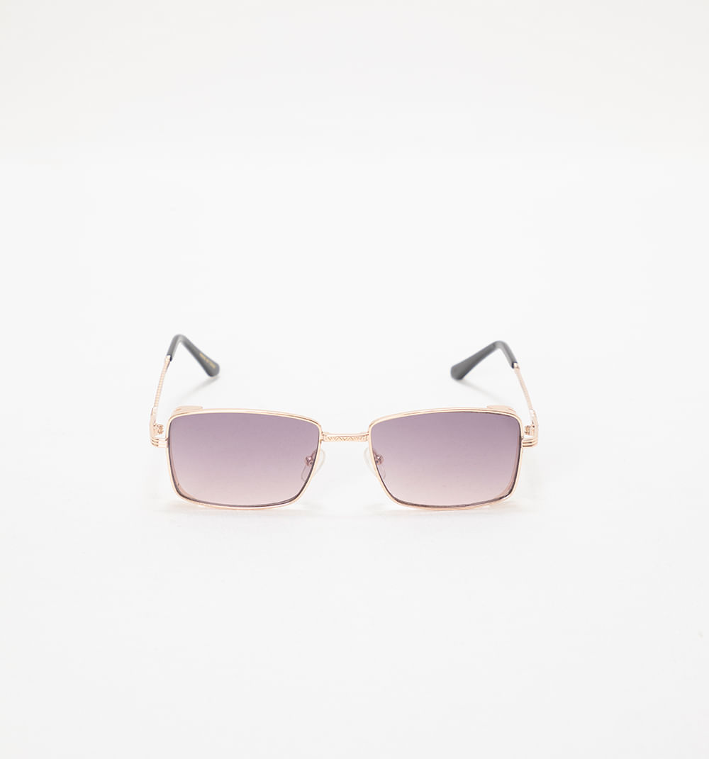 Gafas rectangulares detalle marco metali