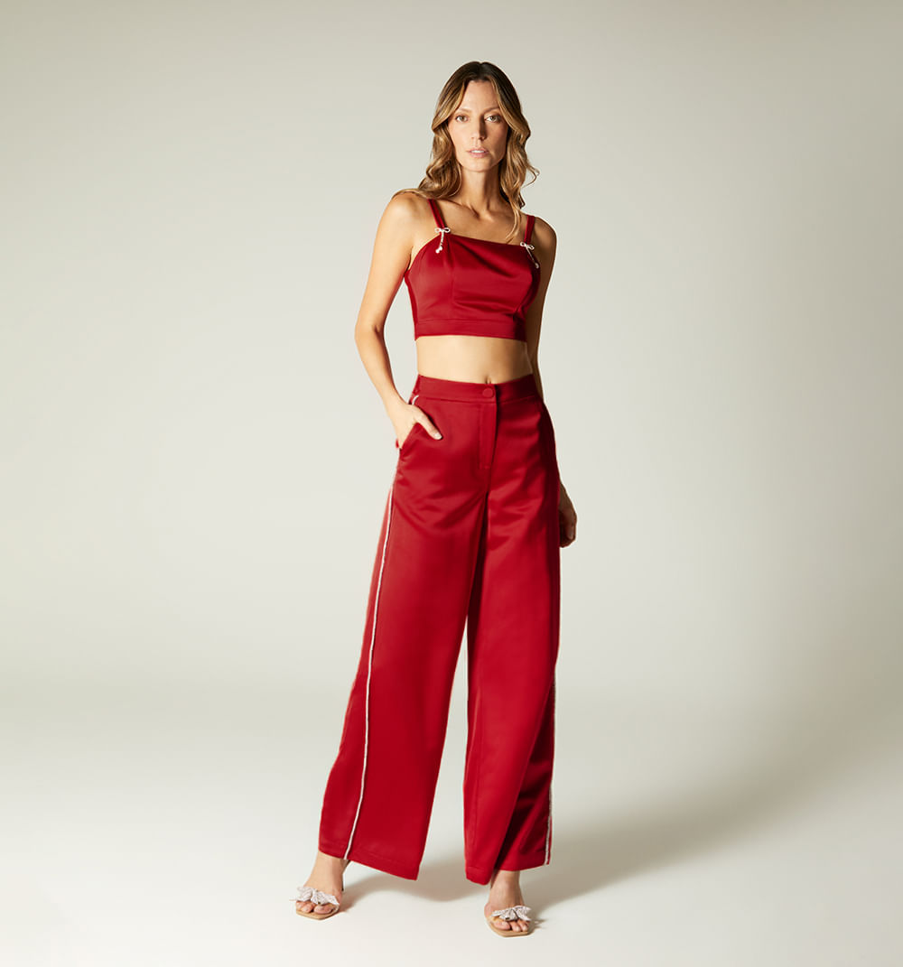 Blusa tiras con moños
