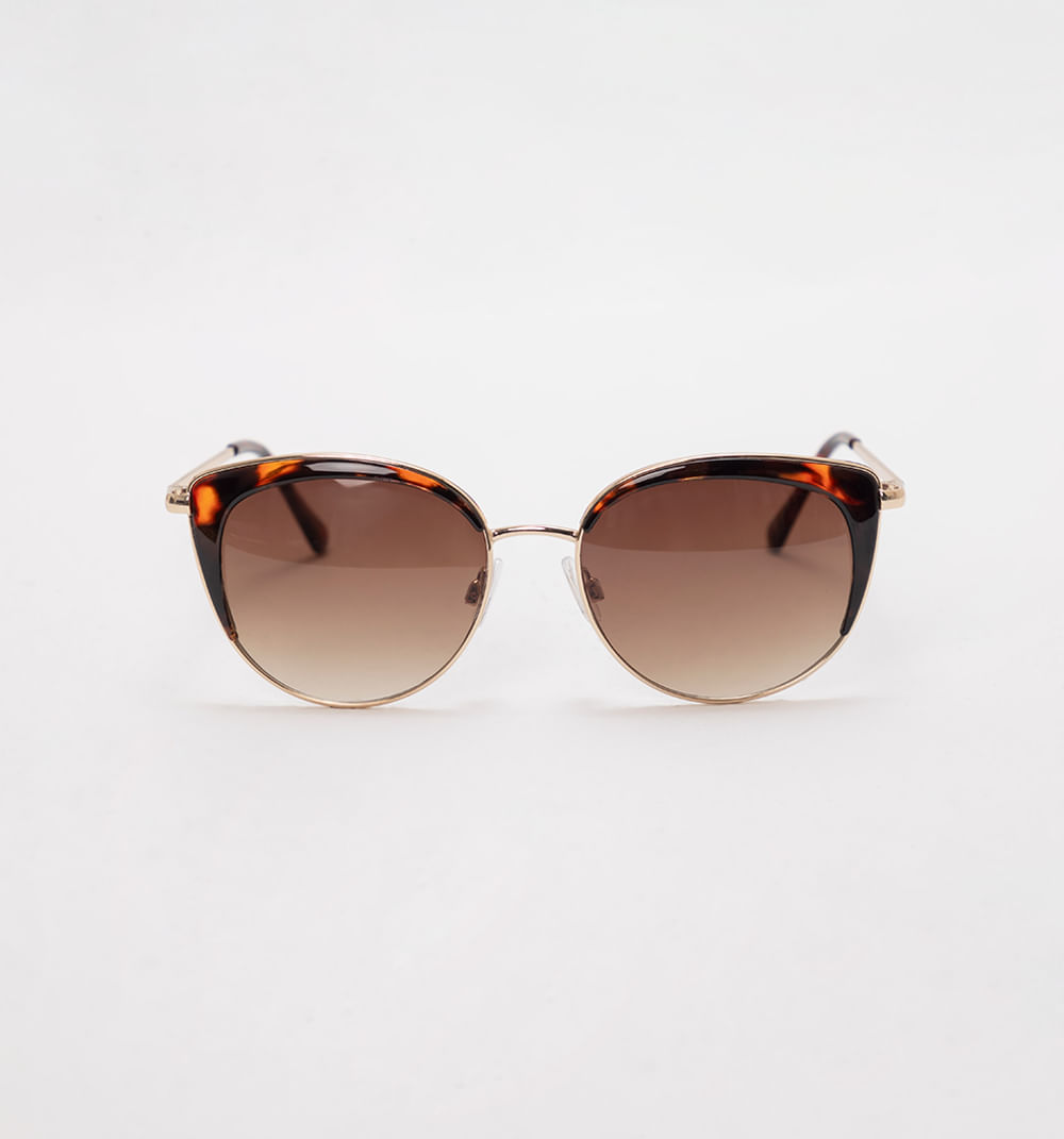 Gafas marco metalico con animal print