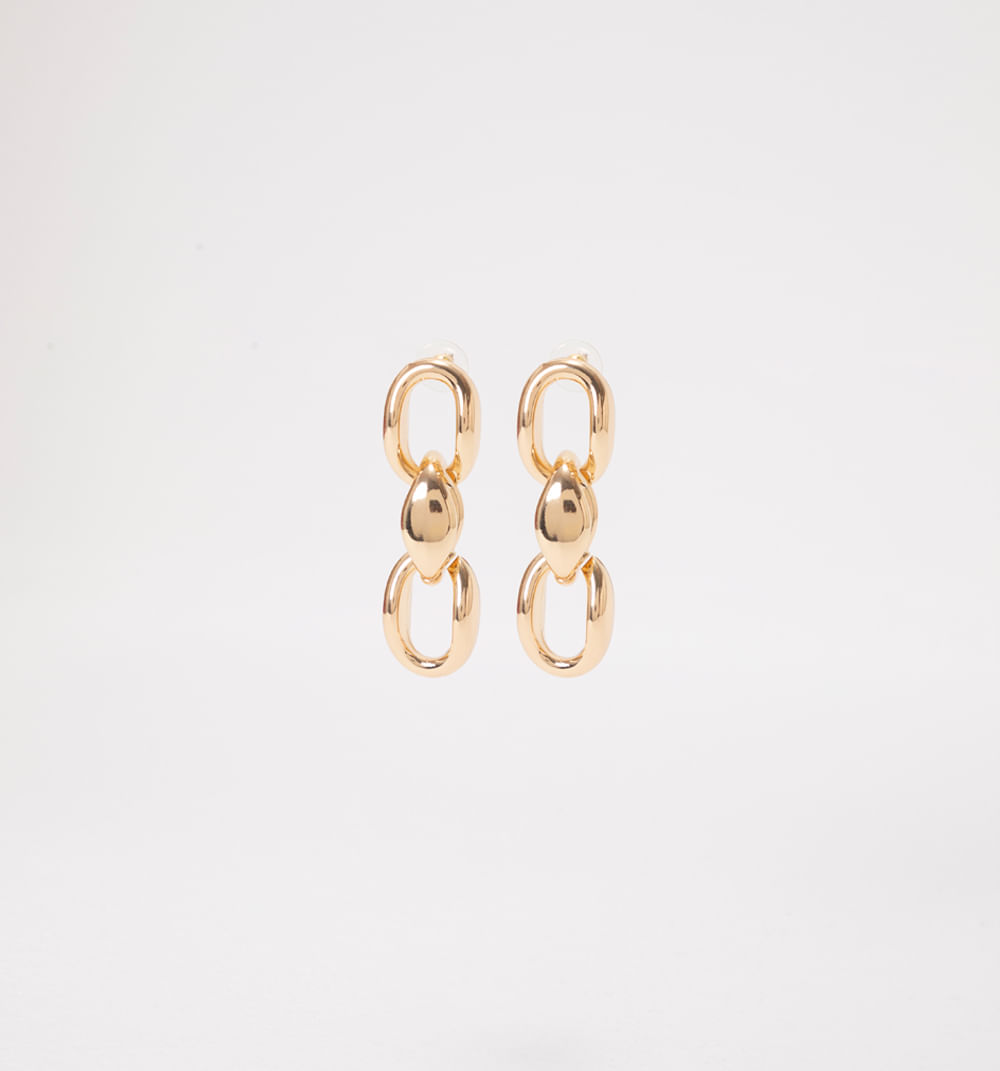 Aretes eslabon cadena