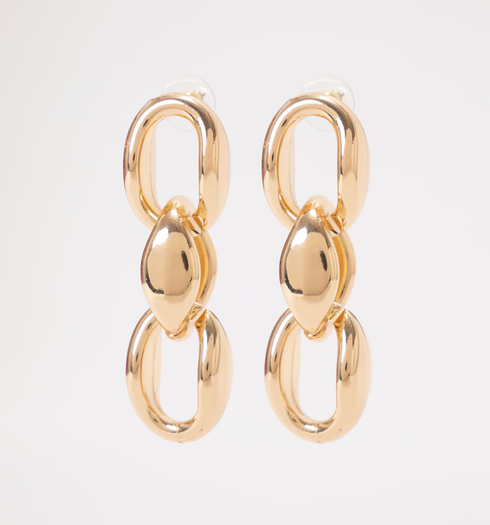 Aretes eslabon cadena