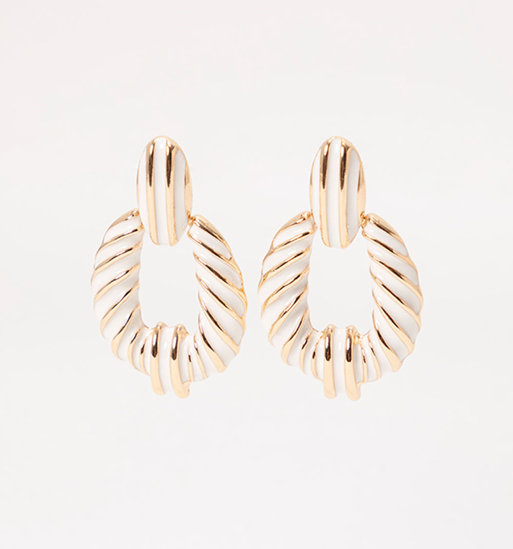 Aretes entorchados esmalte