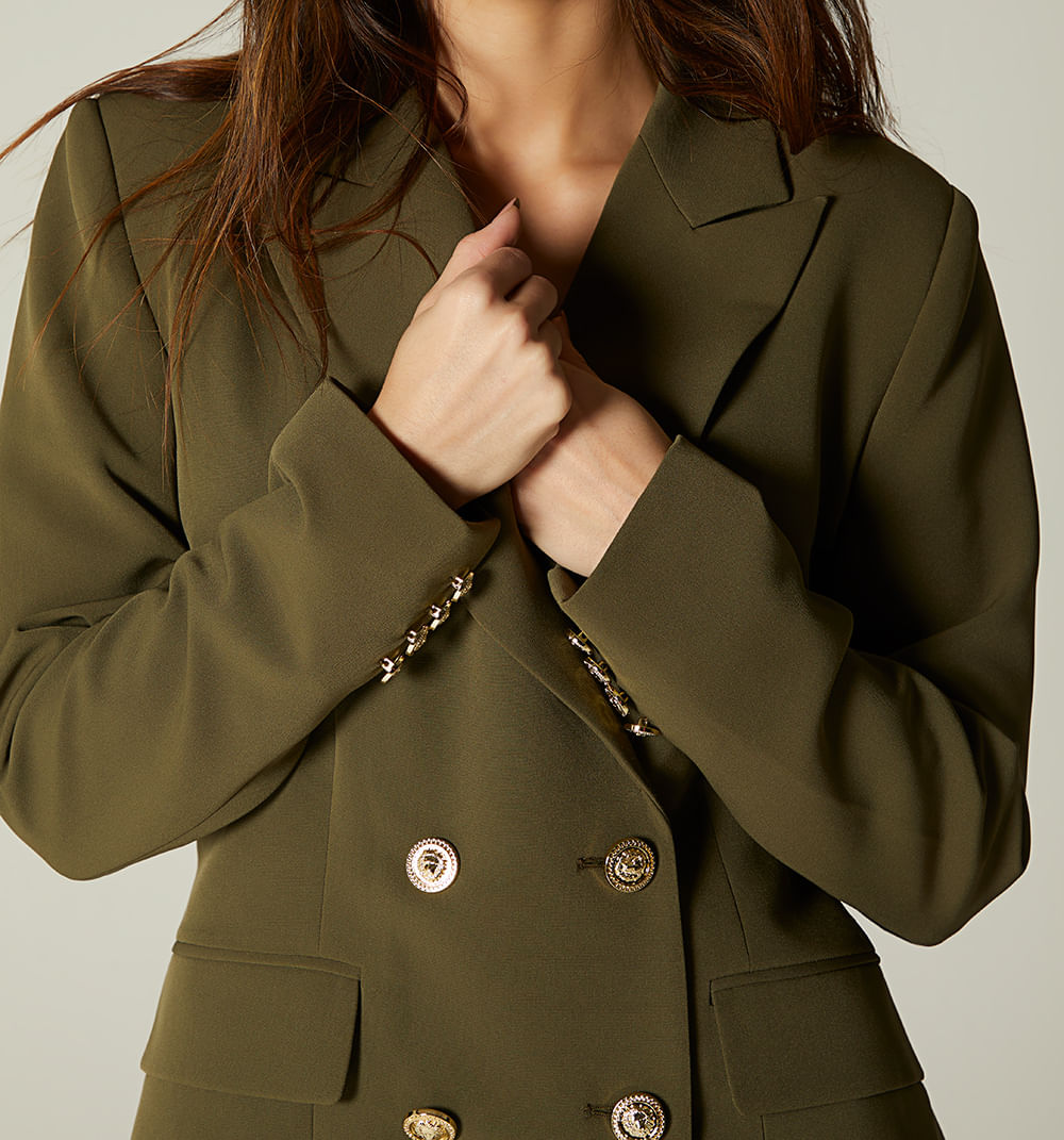 Blazer oversize cuatro botones