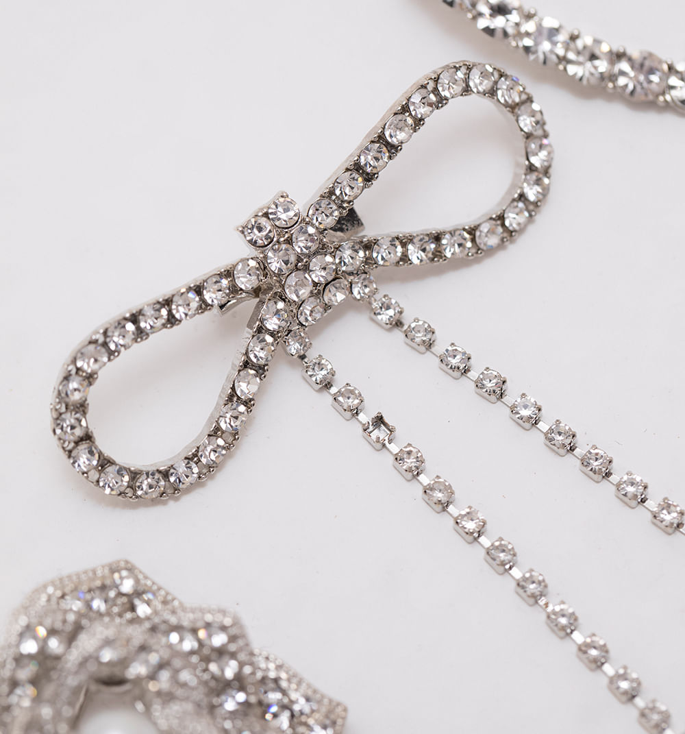 Prendedor brillo set x 3