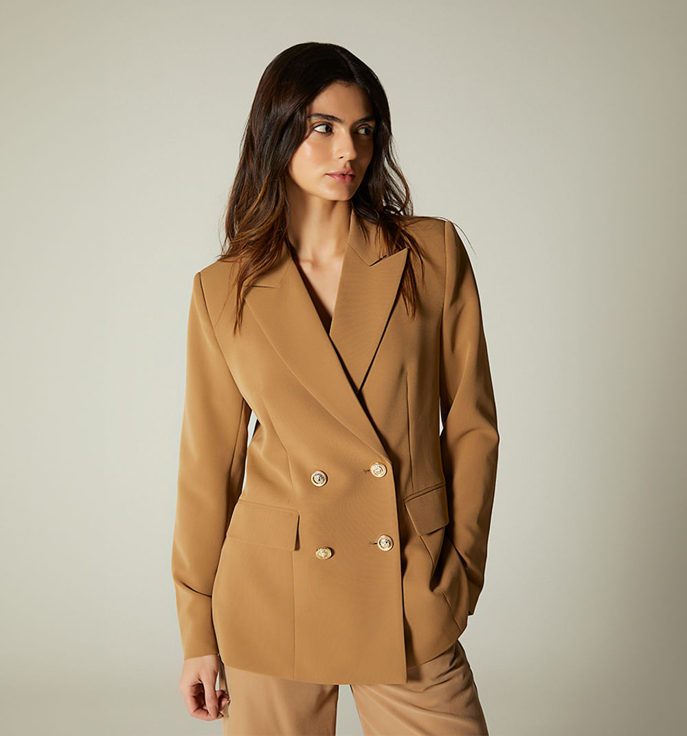 Blazer oversize cuatro botones