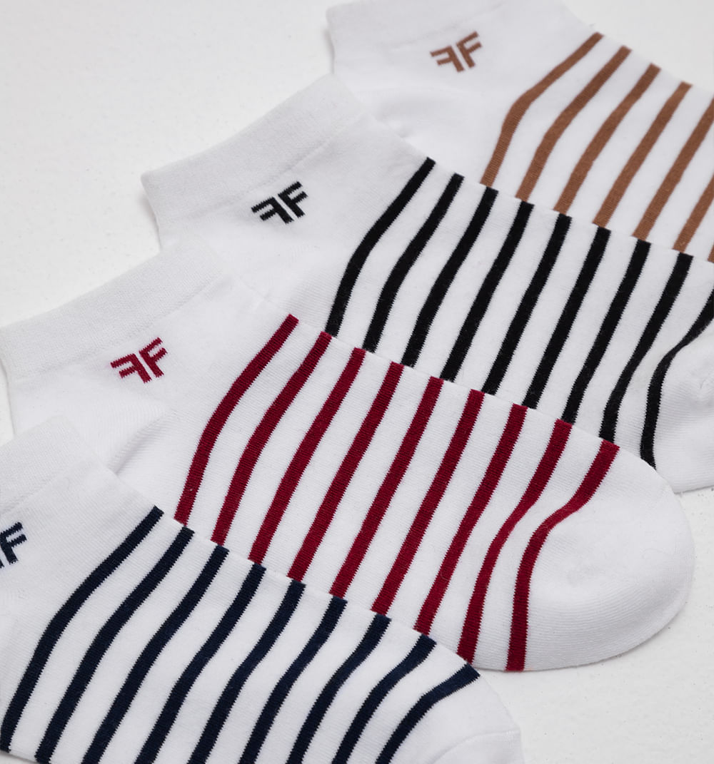 Set medias x 4 rayas