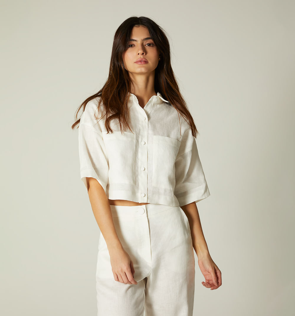 Conjunto pantalon y camisa boxy