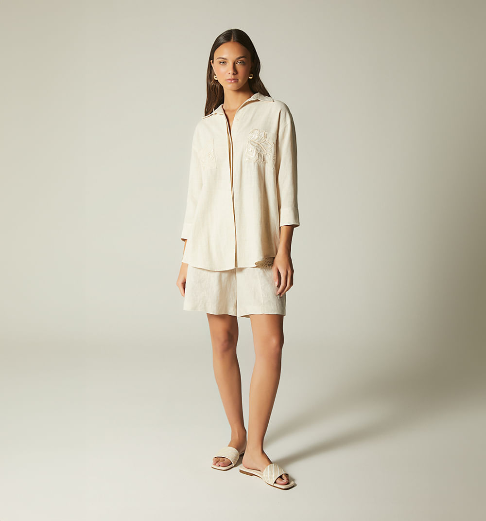 Bluson manga 3/4 bolsillo y almilla comb