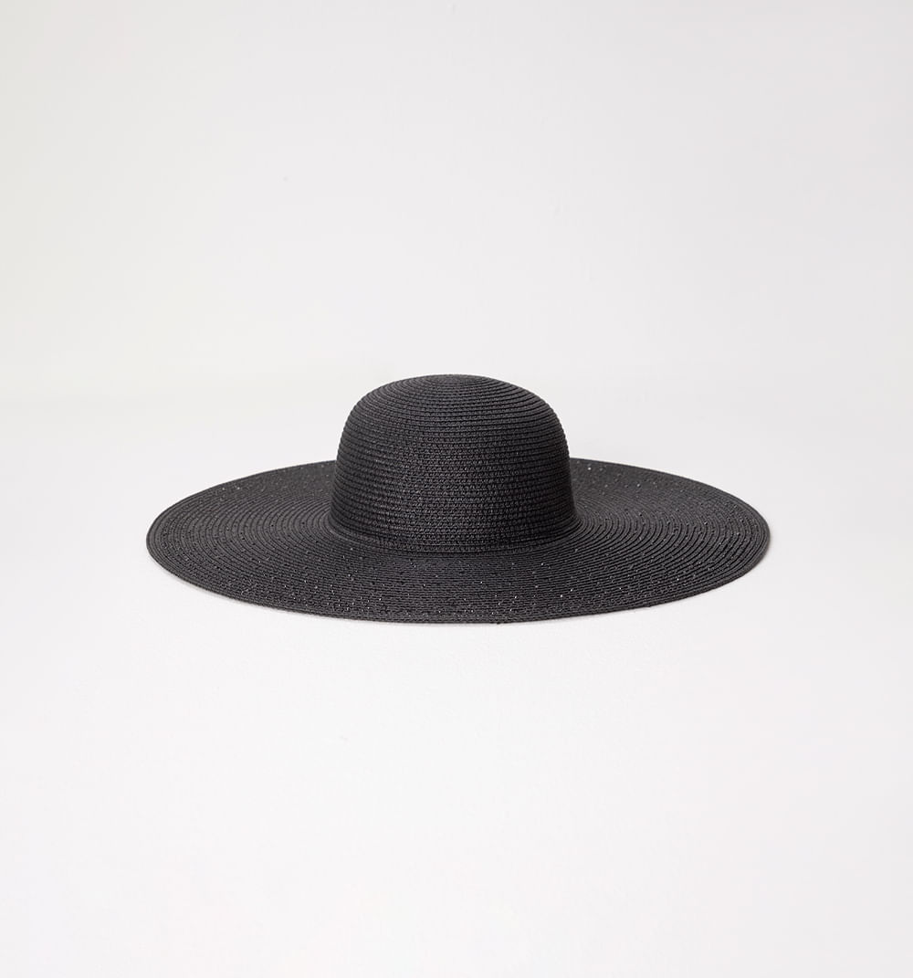 Sombrero tipo pava con hotfix