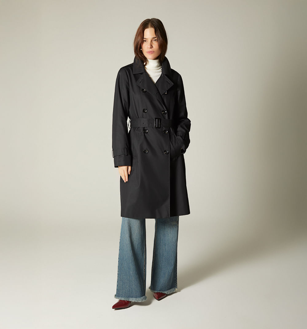 Trench clasico 6 botones