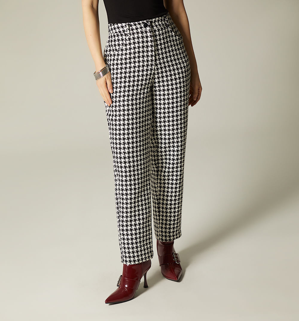 Pantalon tiro alto bota recta