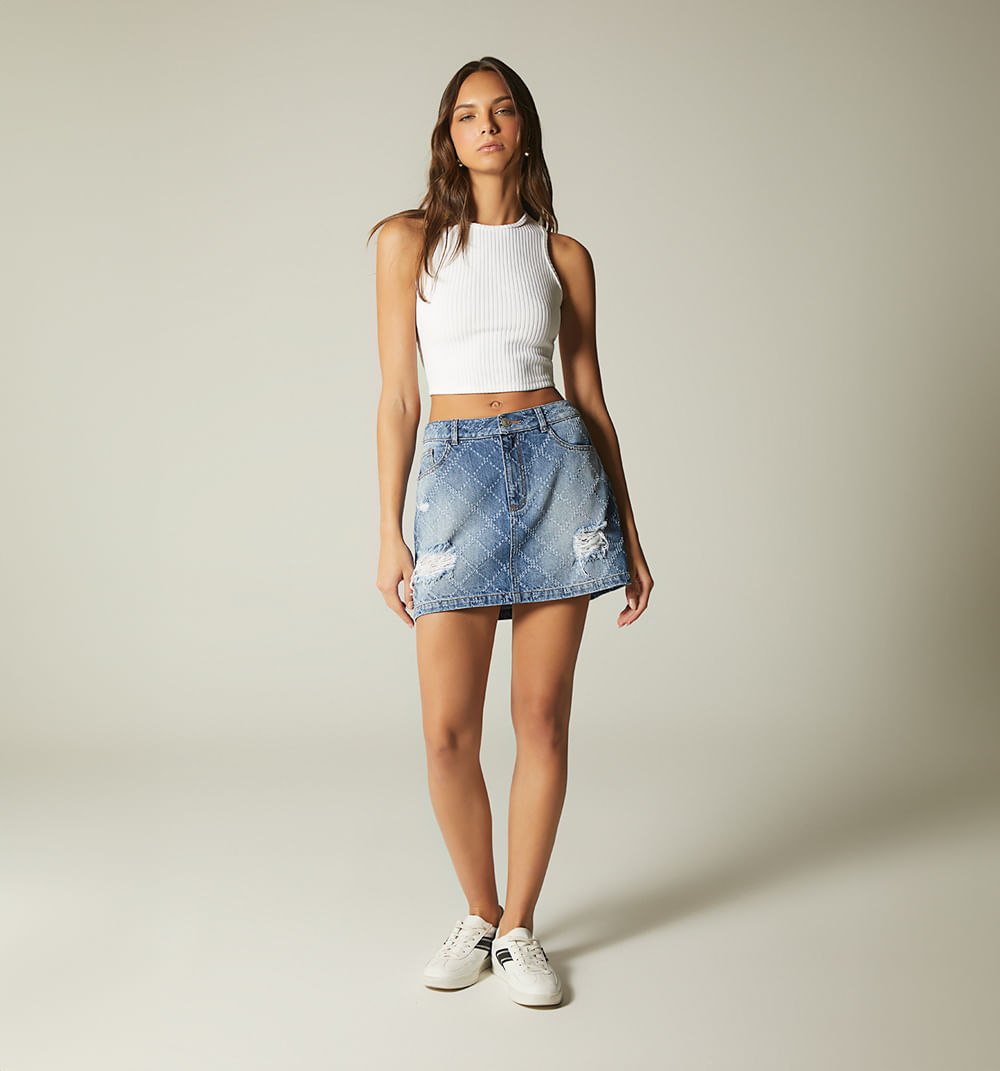 Blusa con abertura en espalda