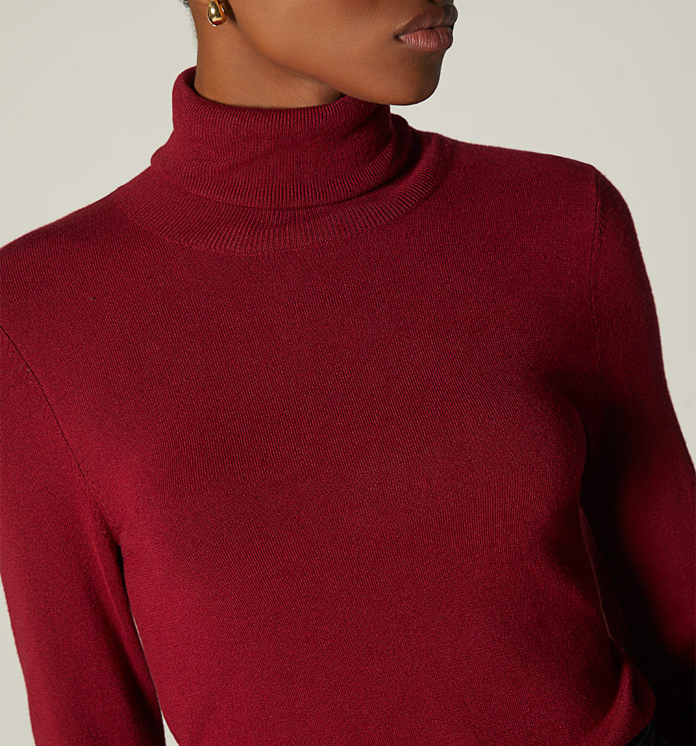 Buso manga larga cuello tortuga