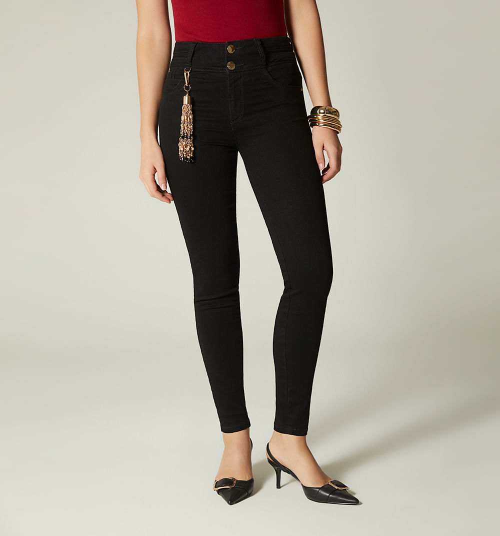 Jean ultraslim tiro alto levantacola bor