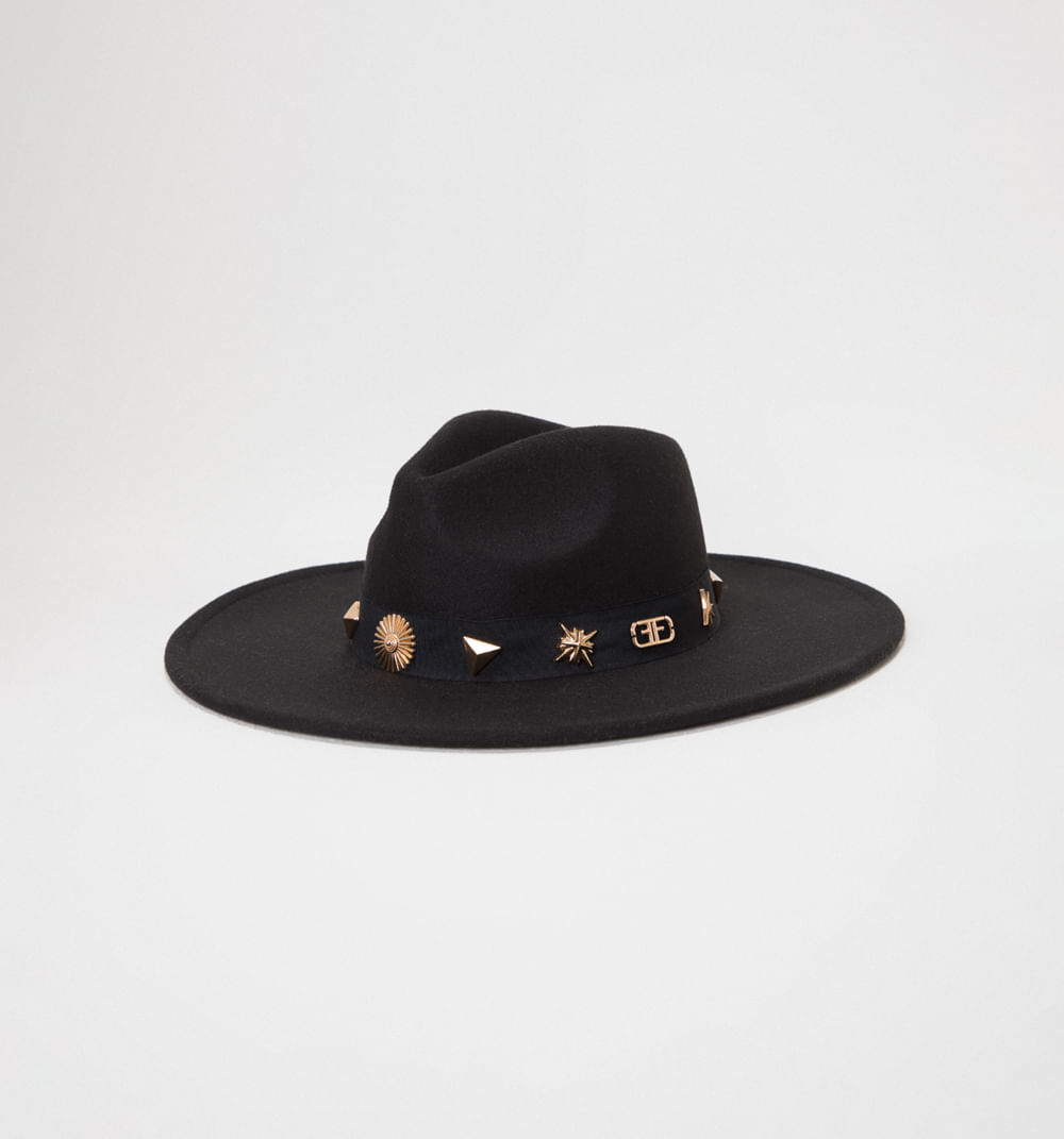 Sombrero ala ancha detalles misticos