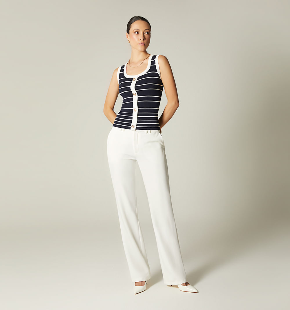 Blusa manga sisa botones frontal