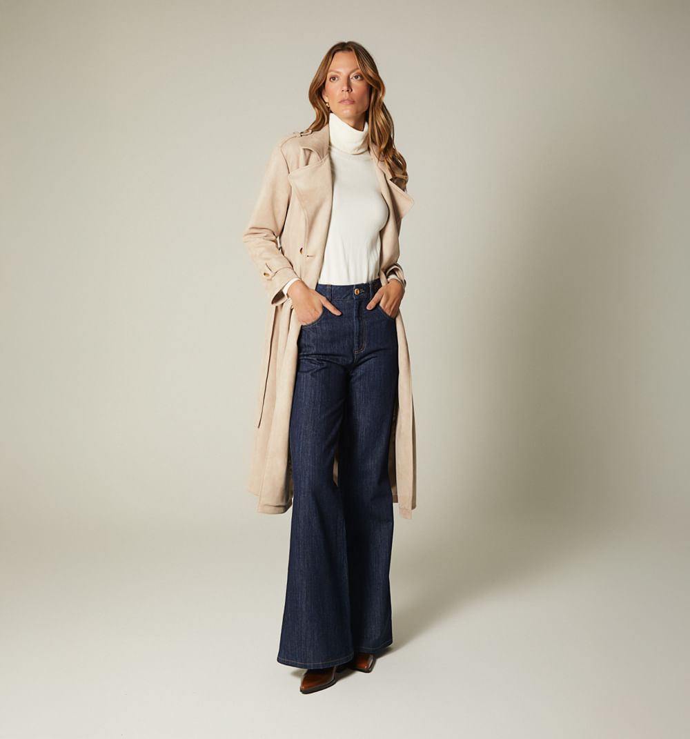 Gaban tejido suede con correa