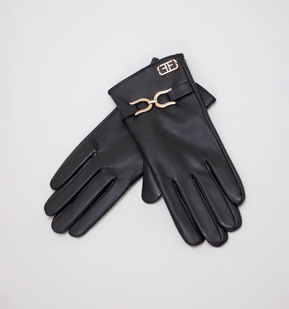 Guantes sintetico detalle herraje