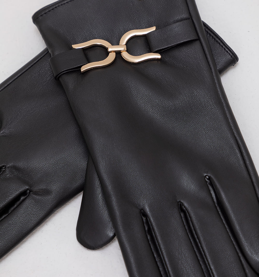 Guantes sintetico detalle herraje
