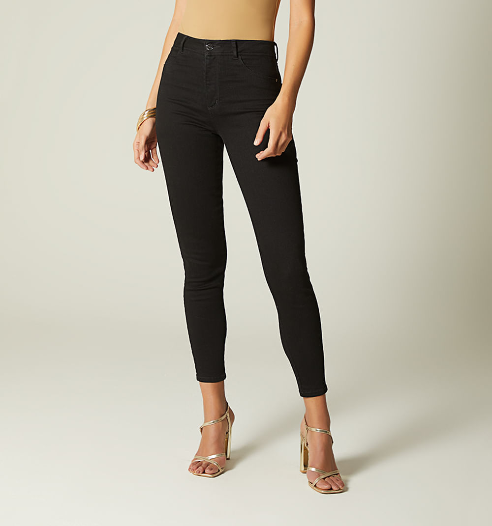 Jeggings tiro alto con bolsillos taylor