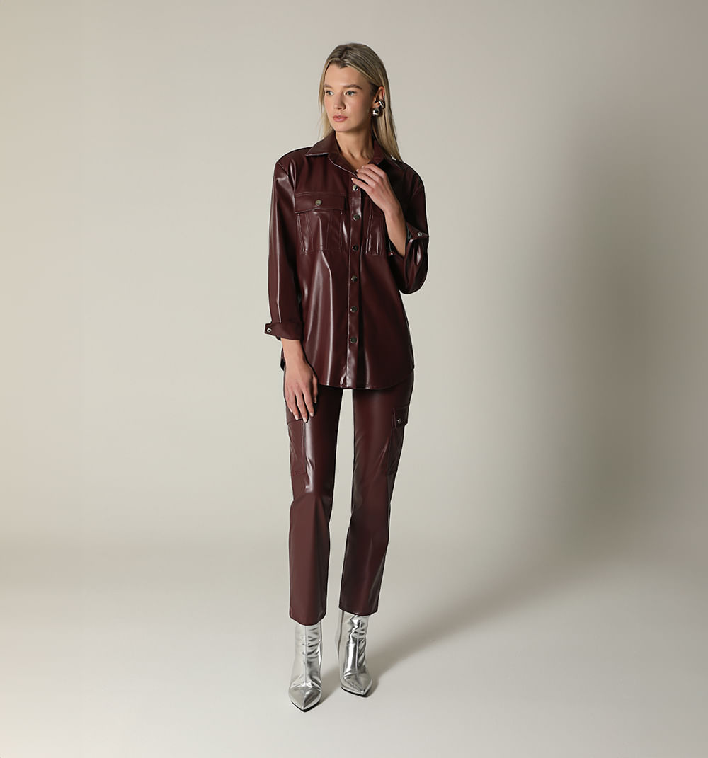 Pantalon tiro alto bota recta