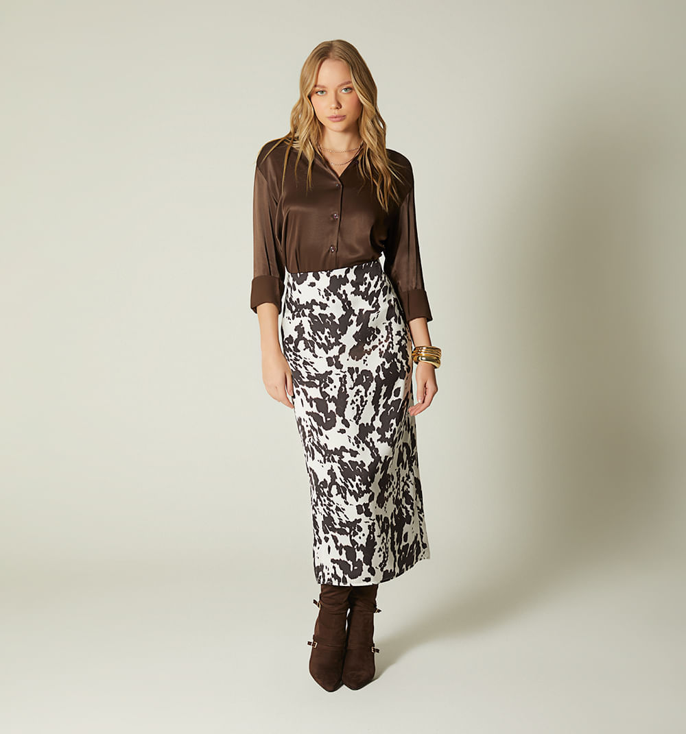 Falda midi