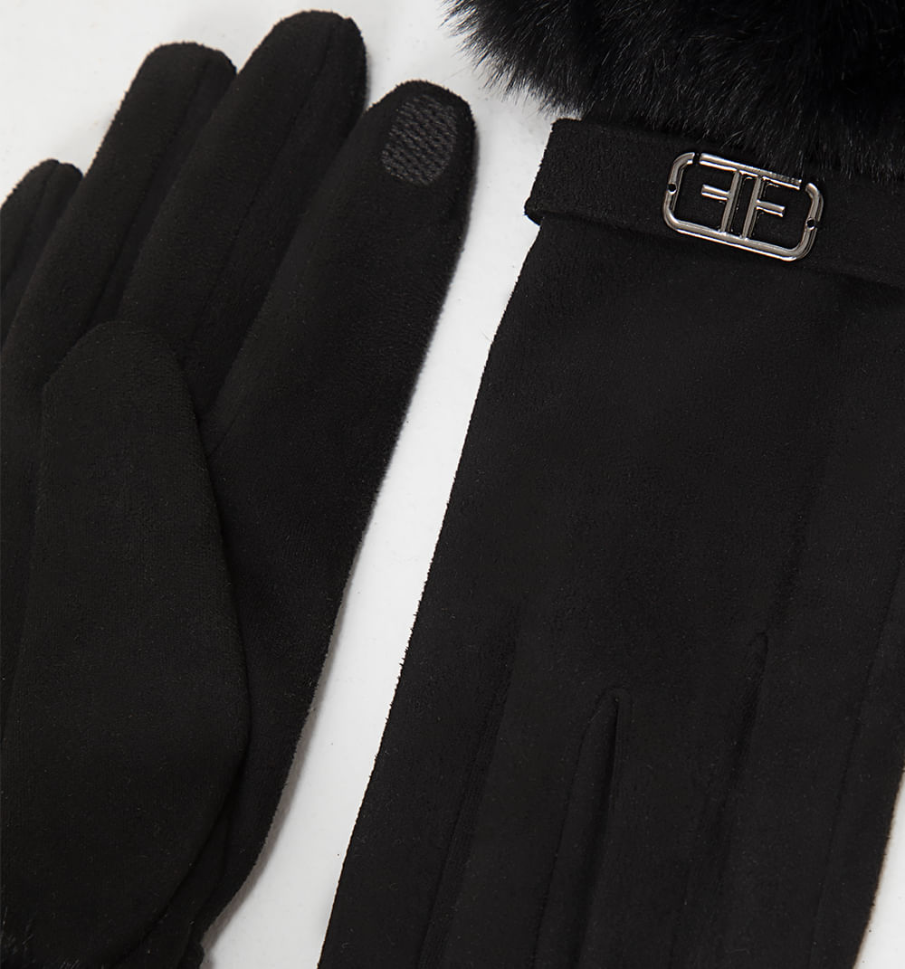 Guantes puño pelo
