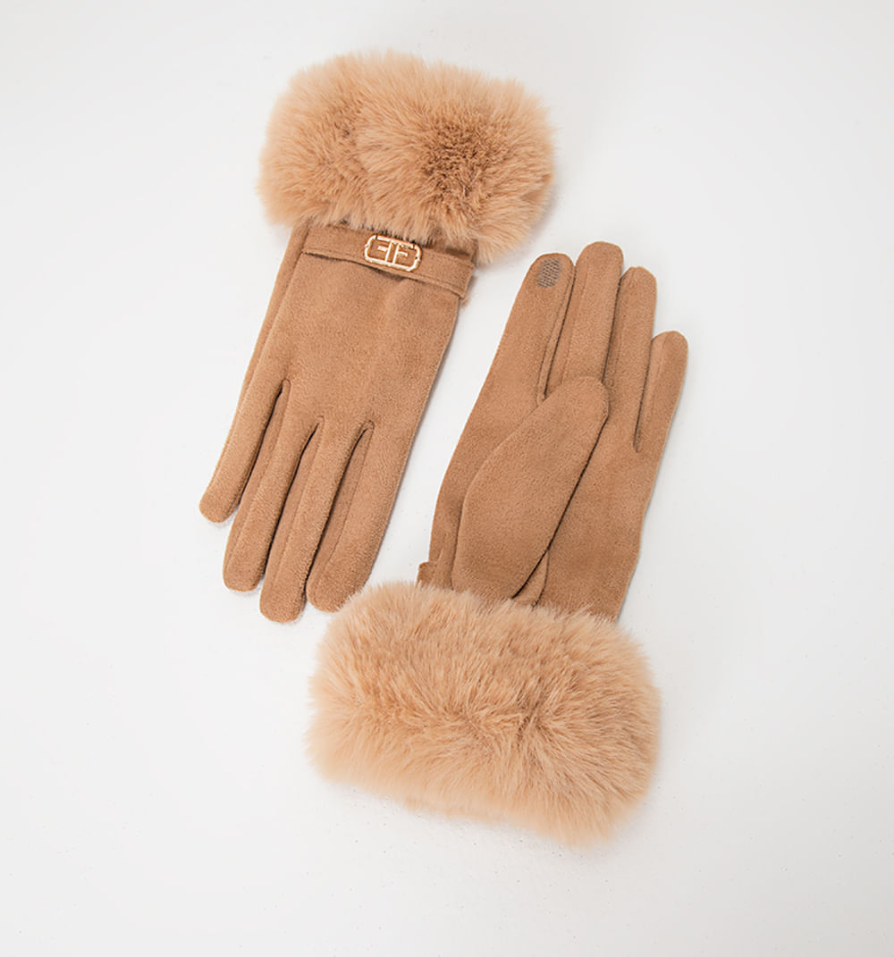 Guantes puño pelo
