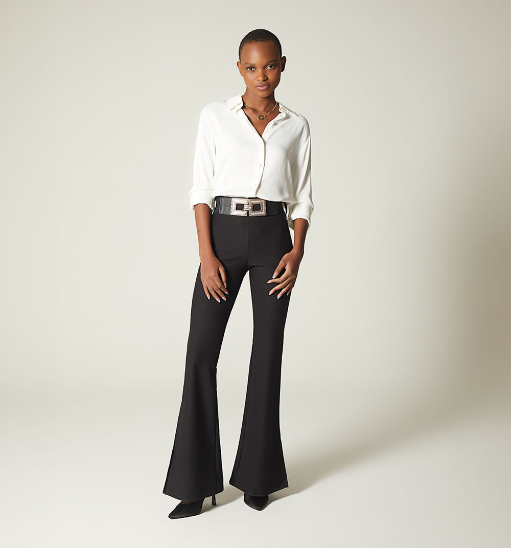 Leggins campana tiro alto con correa