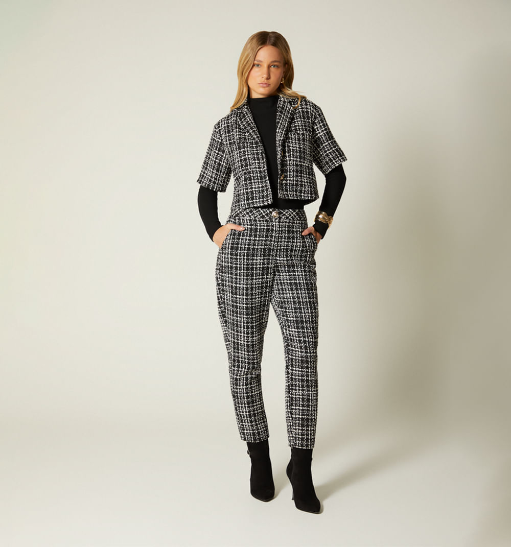 Pantalon tiro alto