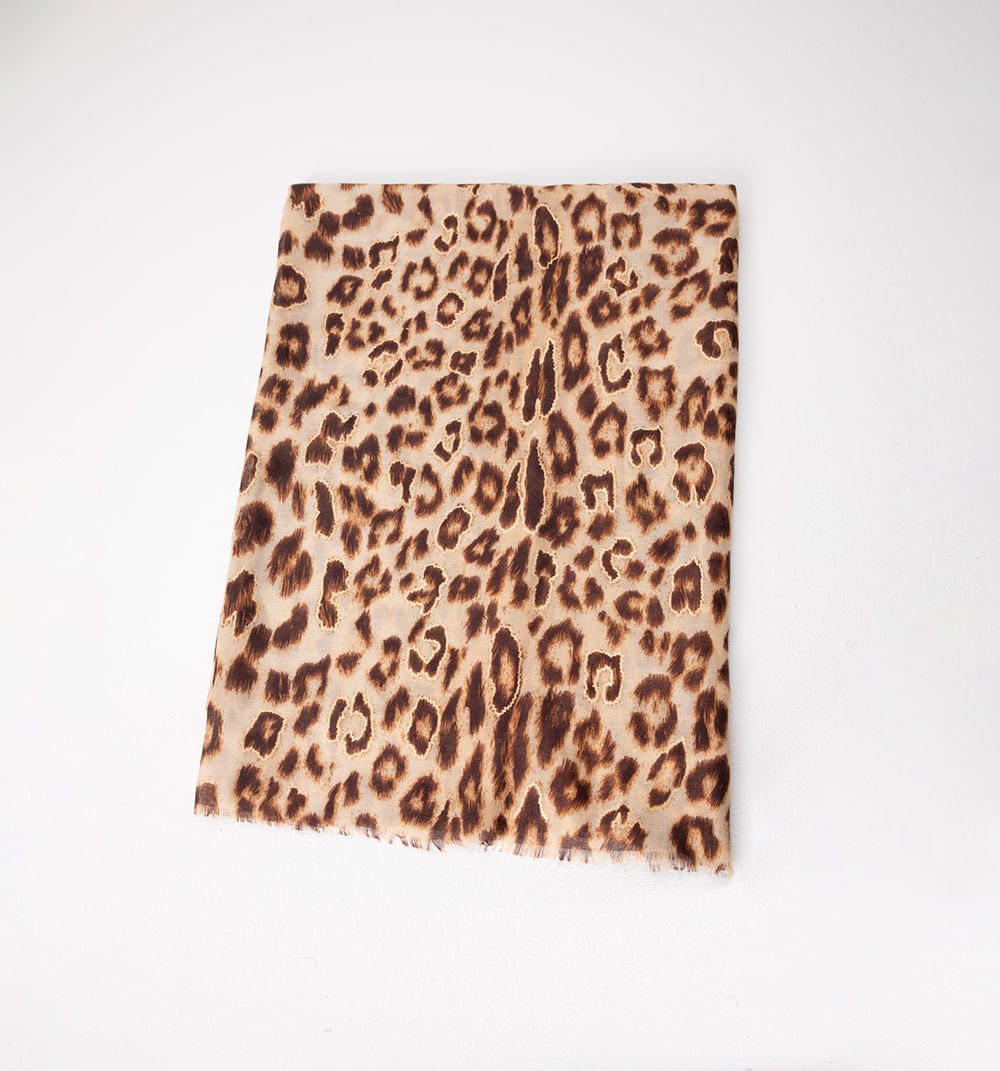 Pashmina animal con lurex