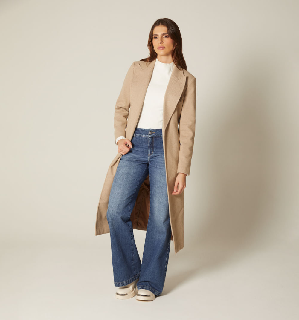 Gaban en paño con bolsillos