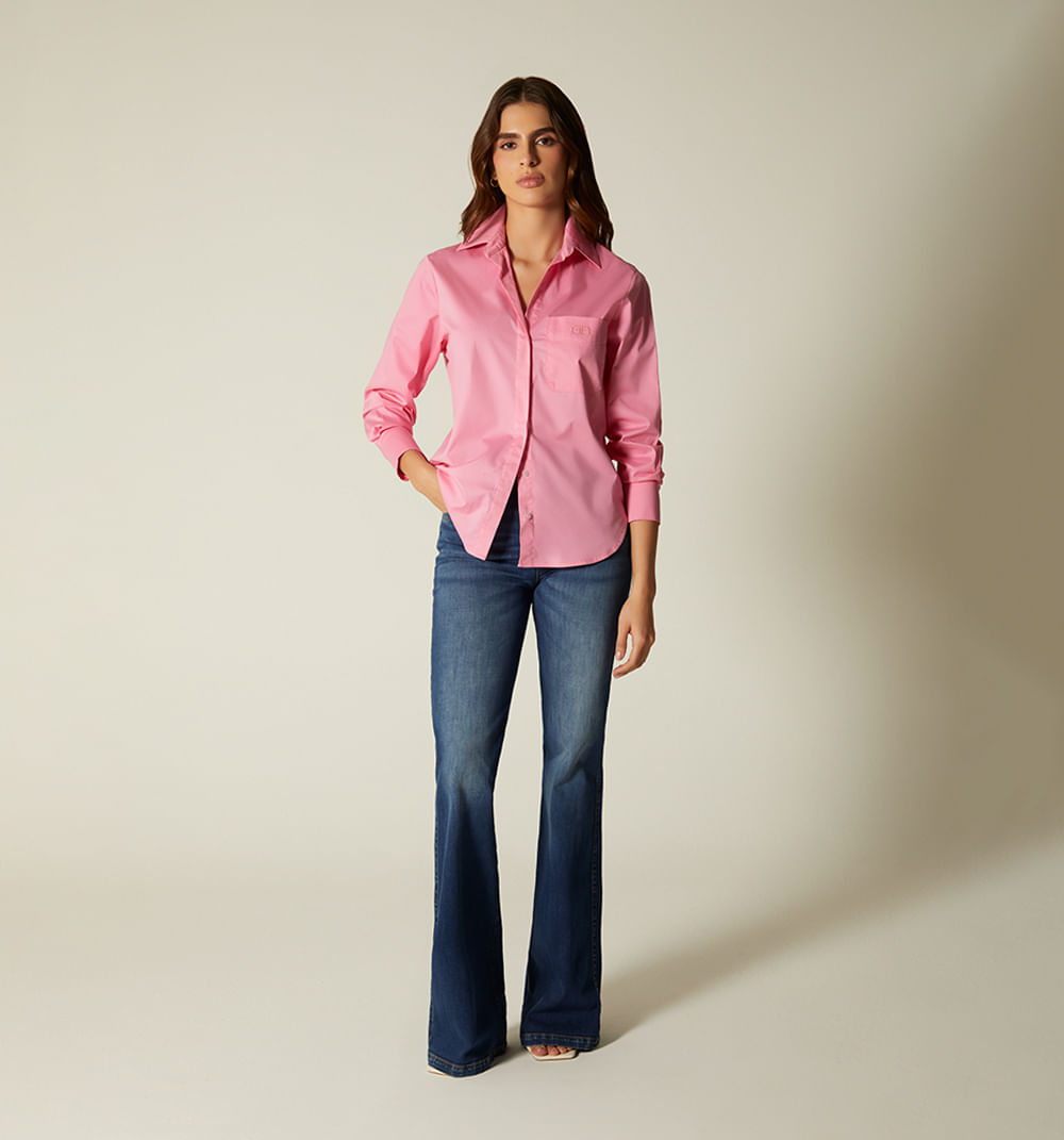 Camisera manga larga over size