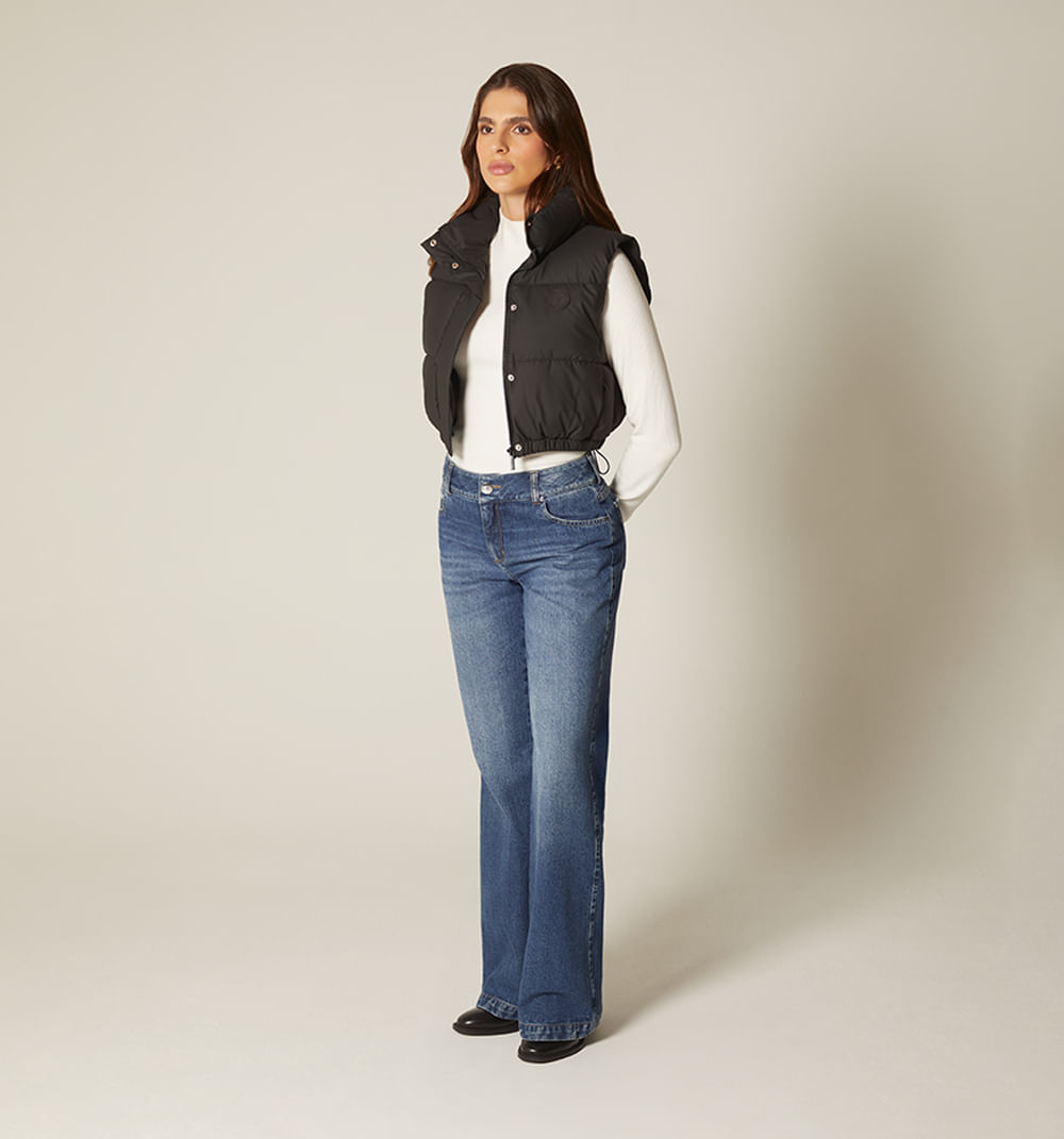 Chaleco acolchado con recubirmiento