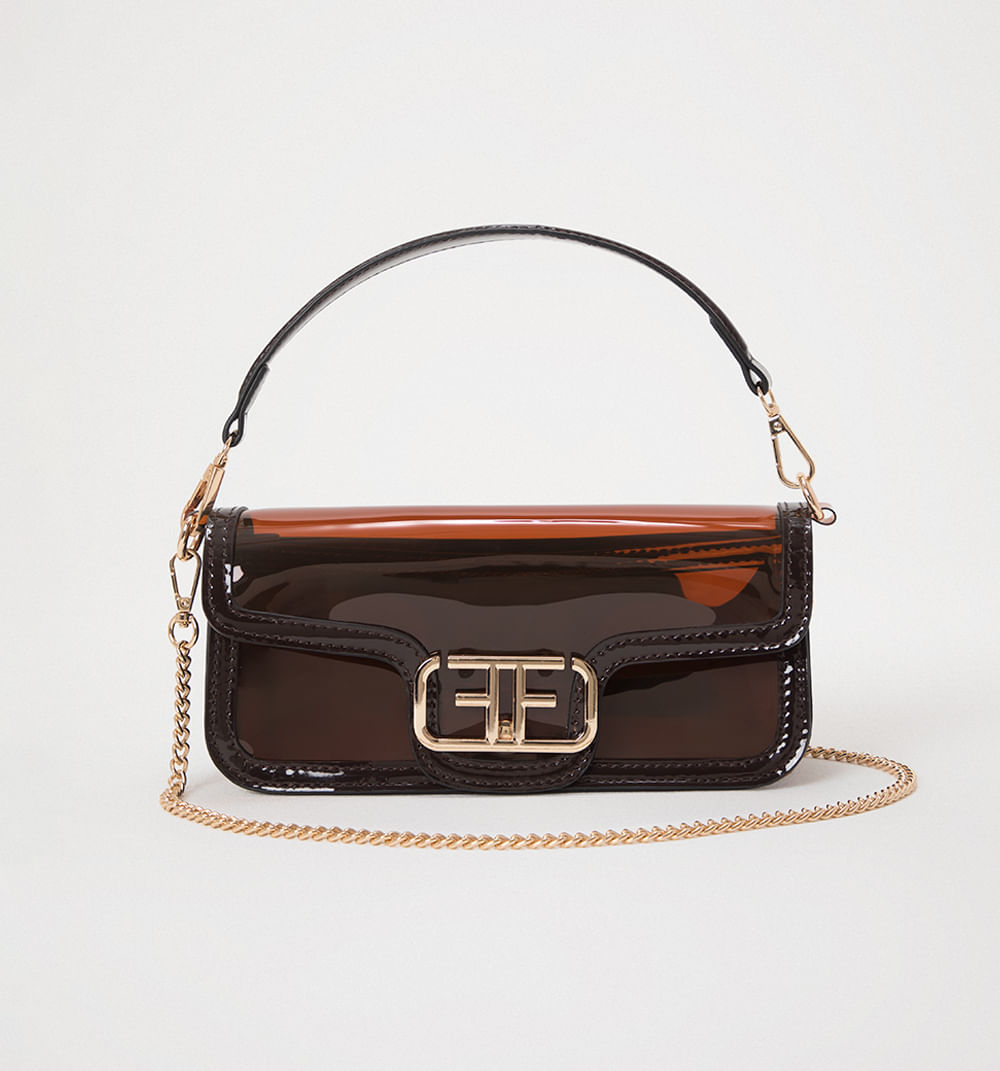Bolso de mano translucido