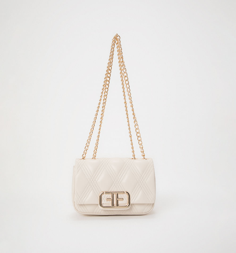 Bolso manos libre con herraje ff