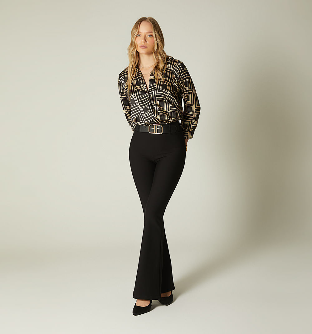 Body cruzado manga 3/4