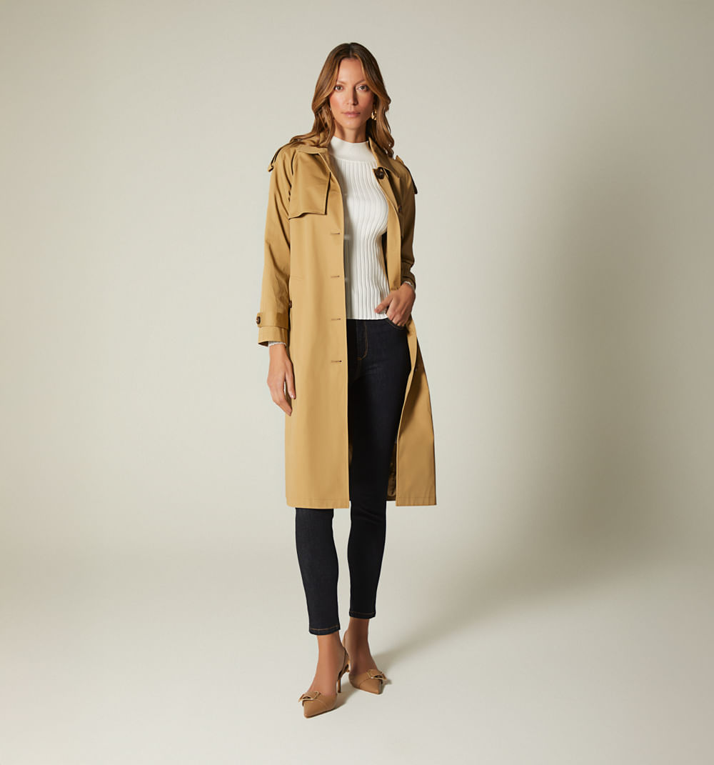 Jean skinny tiro alto cinco bolsilos